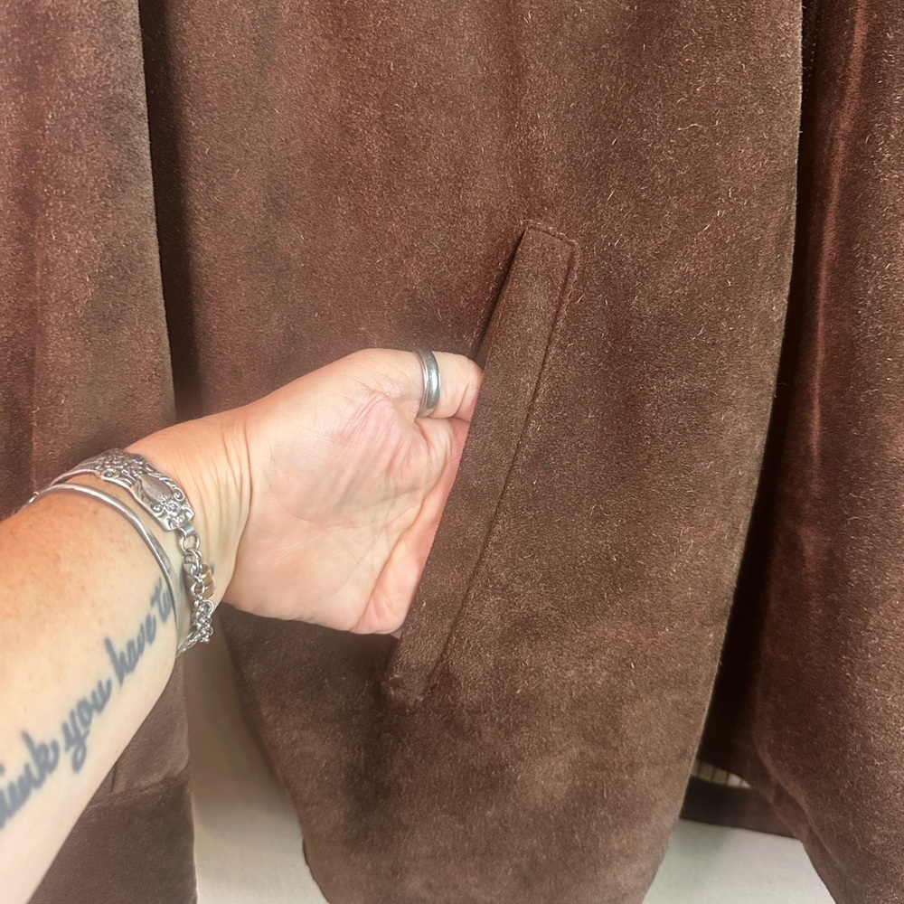 Oliver Men’s Vintage Barracuta Italian Suede in Chocolate Brown - Picture 3 of 8